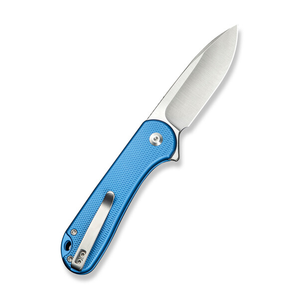 Джобен нож CIVIVI Button Lock Elementum II Diamond Patterned Blue Aluminum