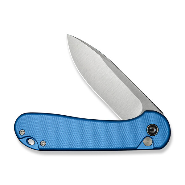 Джобен нож CIVIVI Button Lock Elementum II Diamond Patterned Blue Aluminum