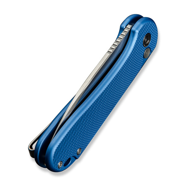 Джобен нож CIVIVI Button Lock Elementum II Diamond Patterned Blue Aluminum