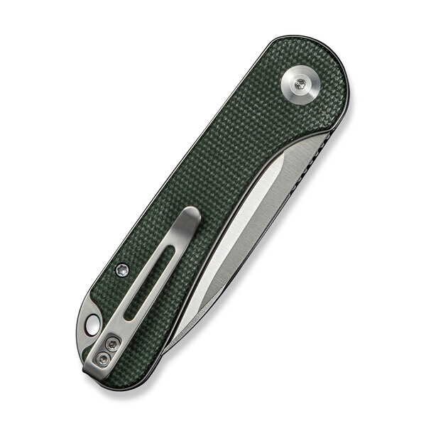 Джобен нож CIVIVI Elementum Slip Joint Green Canvas Micarta