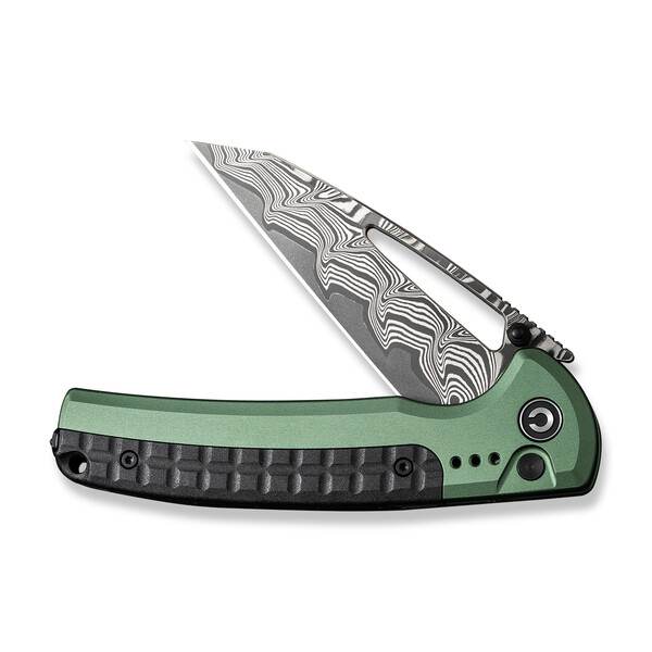 Джобен нож CIVIVI Sentinel Strike Aluminum Green & Black FRN / Damascus