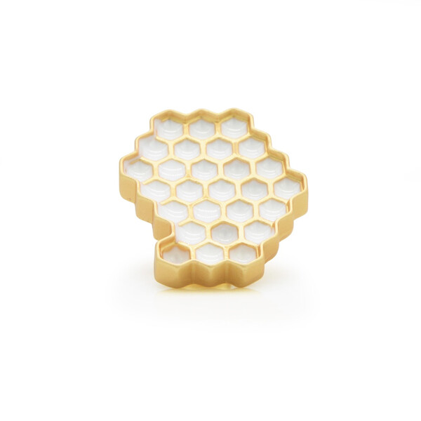 Значка Metalmorphose Fashion Pin Bee & Honeycomb