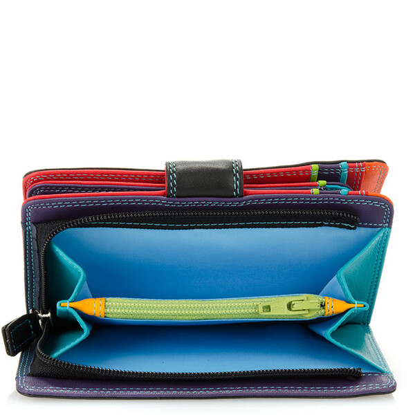 Дамски портфейл Mywalit Medium Snap Wallet Black Pace