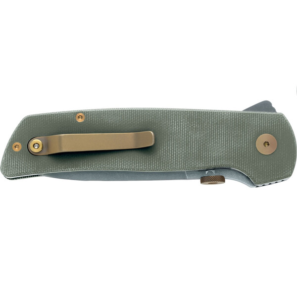 Джобен нож Fox Knives Original Gangster, OD green Micarta