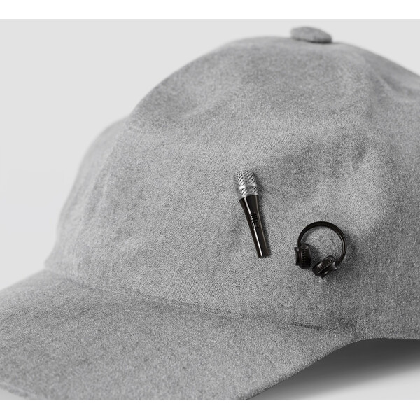 Значка Metalmorphose Fashion Microphone & Headphone