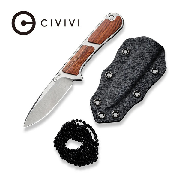 Туристически нож CIVIVI Mini Elementum Fixed Blade Guibourtia Wood