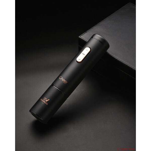 Електрически тирбушон за шампанско Cheer Moda Signature Ace, черен/бронз