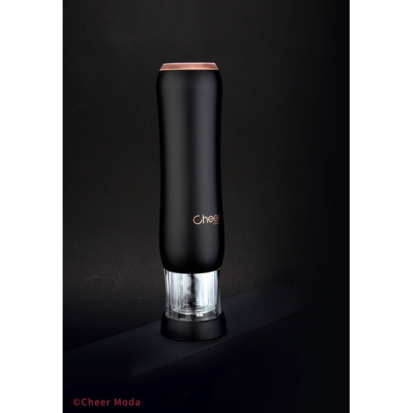 Акумулаторен тирбушон Cheer Moda Signature Pure, черен/бронз