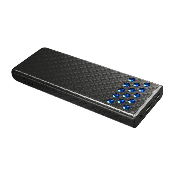 Бързозареждаща се външна батерия Nitecore CARBO 10000 Gen2 Power Bank, синя