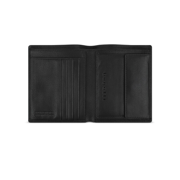 Кожен портфейл Bugatti Black Magic, вертикален, черен