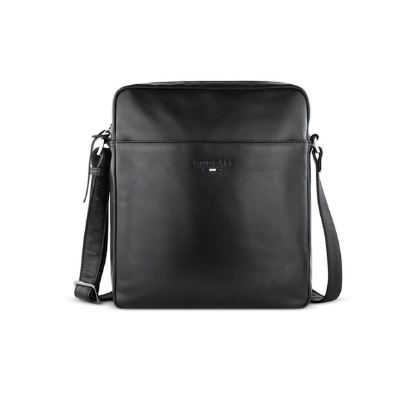 Кожена чанта Bugatti Romeo, черна