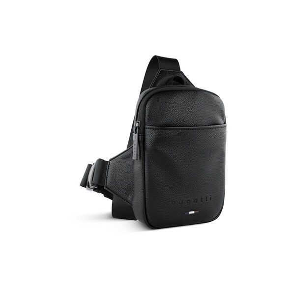 Деагонална чанта Bugatti Rico Mini, черна