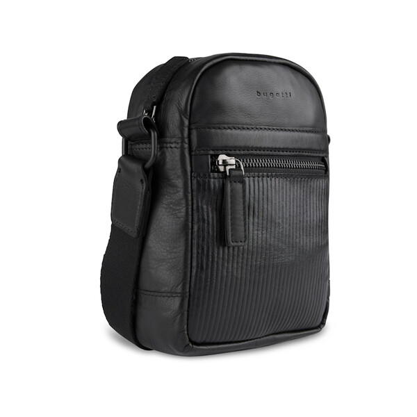 Чанта за рамо Bugatti Joel S, черна