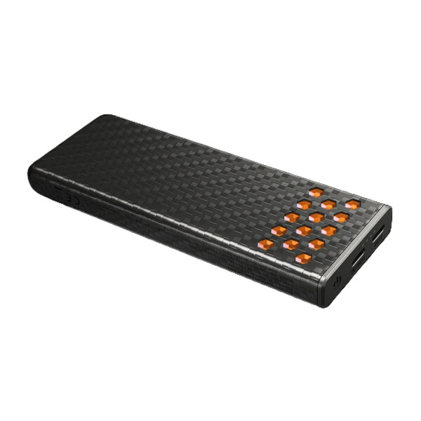 Бързозареждаща се външна батерия Nitecore CARBO 10000 Gen2 Power Bank, оранжева