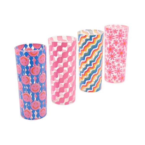 Комплект от четири стъклени чаши Studio Blom