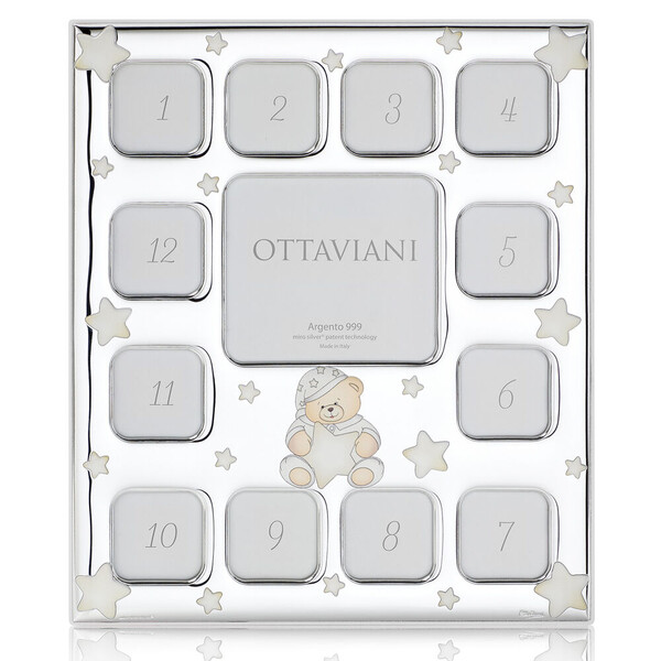 Фоторамка сребро Ottaviani miro-silver "Teddy bear" 13x18 см