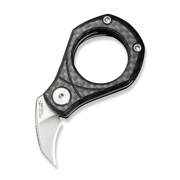Джобен нож CIVIVI Pyrus Twill Carbon Fiber Handle