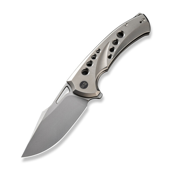 Джобен нож WEKNIFE Swiftfin Polished Bead Blasted Titanium