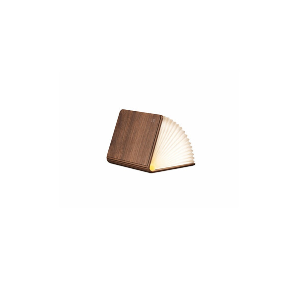 Нощна лампа Gingko Super Mini Smart Book Light Walnut Finish
