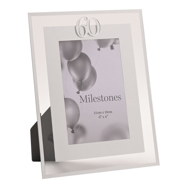 Стъклена фоторамка Milestone “60“ - 10 х 15 см