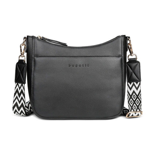 Дамска чанта Bugatti Mare 3.0 Shoulder bag, екокожа, черна