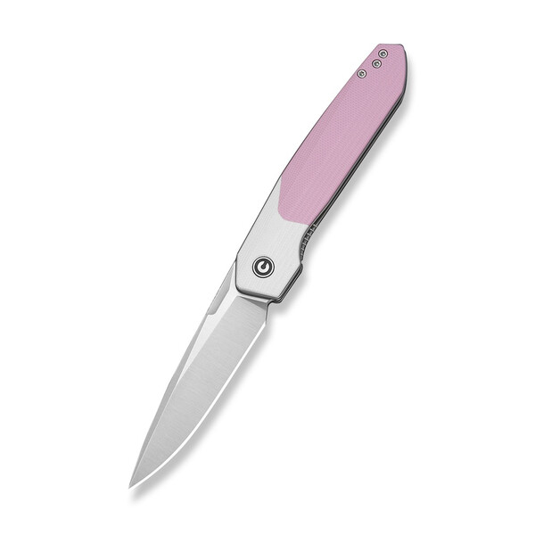 Джобен нож CIVIVI Brr15 Light White & Powder Pink G10 Handle