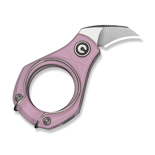 Джобен нож CIVIVI Pyrus Powder Pink G10 Handle