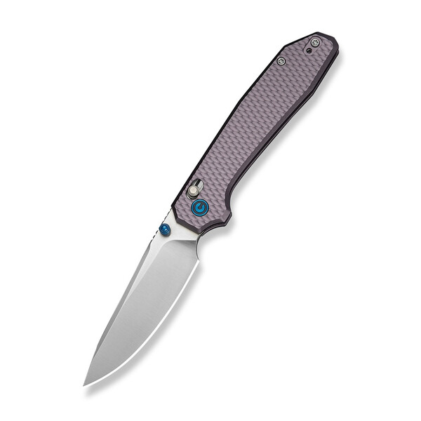 Джобен нож CIVIVI ELITE Tessera Diamond Patterned Purple Aluminum Handle