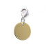 Медальон за гравиране Metalmorphose, кръг Shiny gold MED030GLD