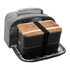 Кутия за храна и чанта Akinod Bento + Lunch Bag 11h58, Black / Heather Grey