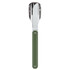 Комплект за хранене Akinod Straight Cutlery 12H34, Kaki Aluminium