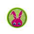 Стенен часовник Karlsson Peekaboo Bunny