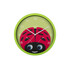 Стенен часовник Karlsson Peekaboo Ladybug