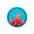 Стенен часовник Karlsson Peekaboo Goldfish